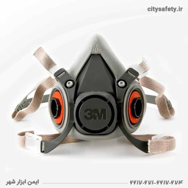 Half-face-breathing-mask-3M-model-6200