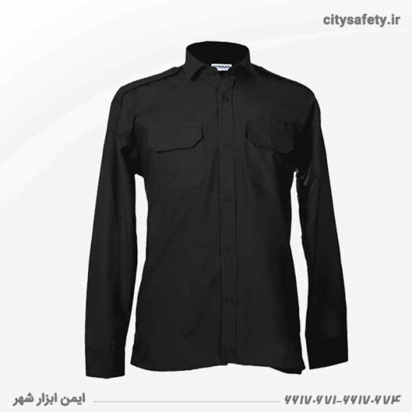 Men's-shirt-with-padded--black-color